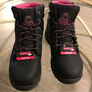 BRAHMA Women’s Steel Toe Boots Size 5.5